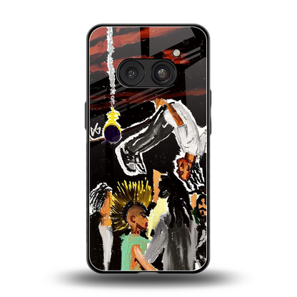 Gravity Break back phone cover | glass case for nothing phone 2a plus