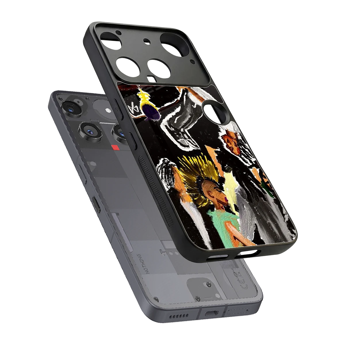 Gravity Break sleek nothing phone 3 cover with tempered glass back and TPU edges