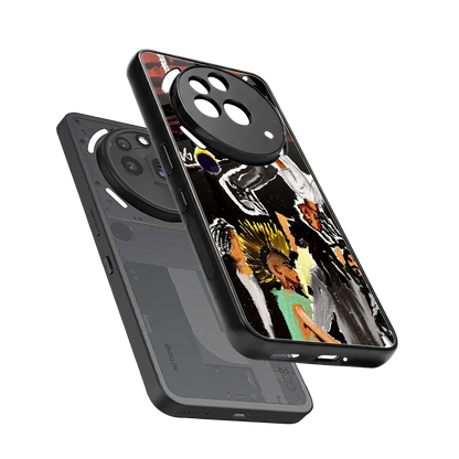Gravity Break sleek nothing phone 3a pro cover with tempered glass back and TPU edges