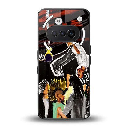 Gravity Break back phone cover | glass case for nothing phone 3a