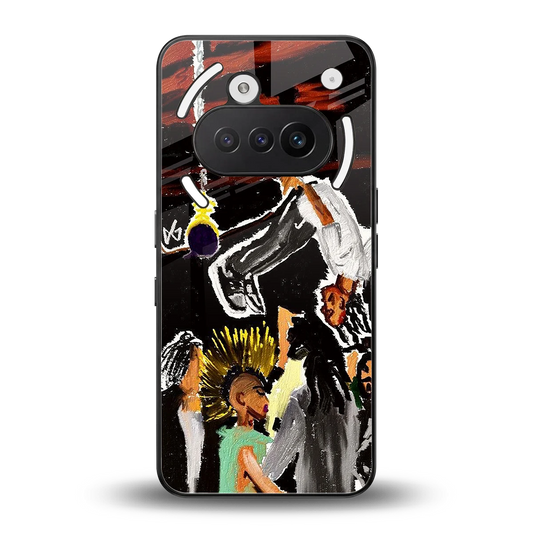Gravity Break back phone cover | glass case for nothing phone 3a