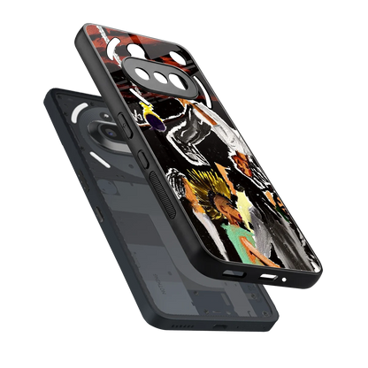 Gravity Break sleek nothing phone 3a cover with tempered glass back and TPU edges
