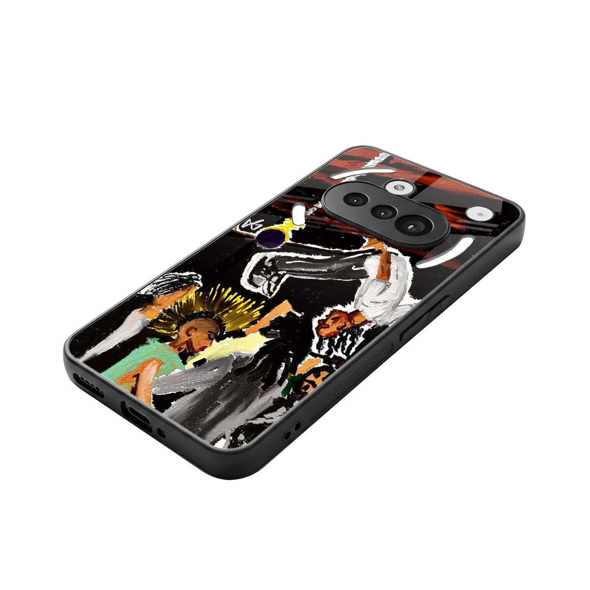 Gravity Break stylish phone case for nothing phone 3a | glossy glass and slim fit