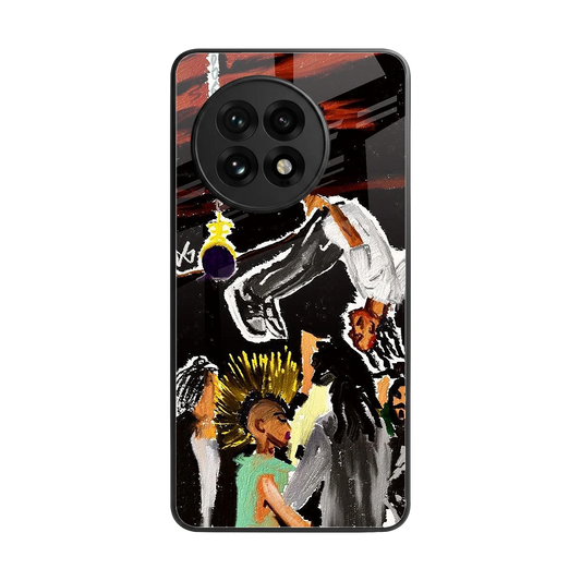 Gravity Break back phone cover | glass case for oneplus 13r