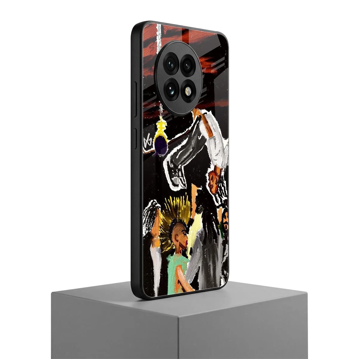 Gravity Break oneplus 13r mobile cover | shockproof glass phone case