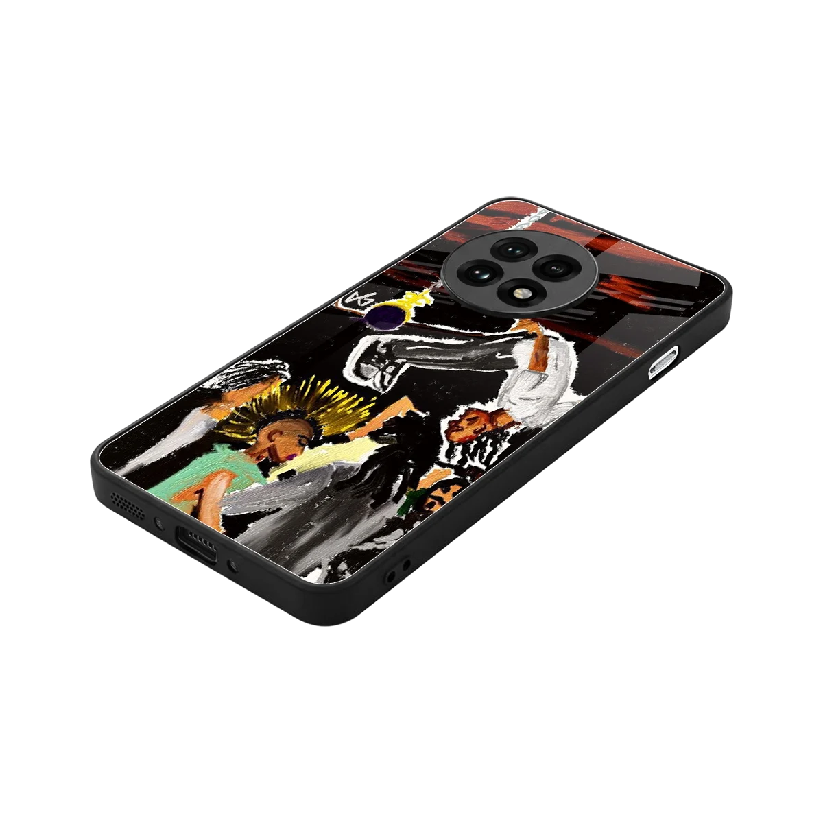 Gravity Break stylish phone case for oneplus 13r | glossy glass and slim fit