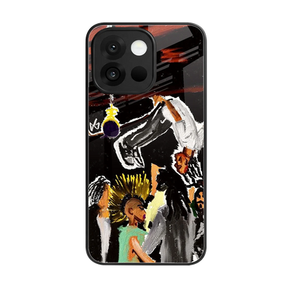 Gravity Break back phone cover | glass case for oneplus 13s