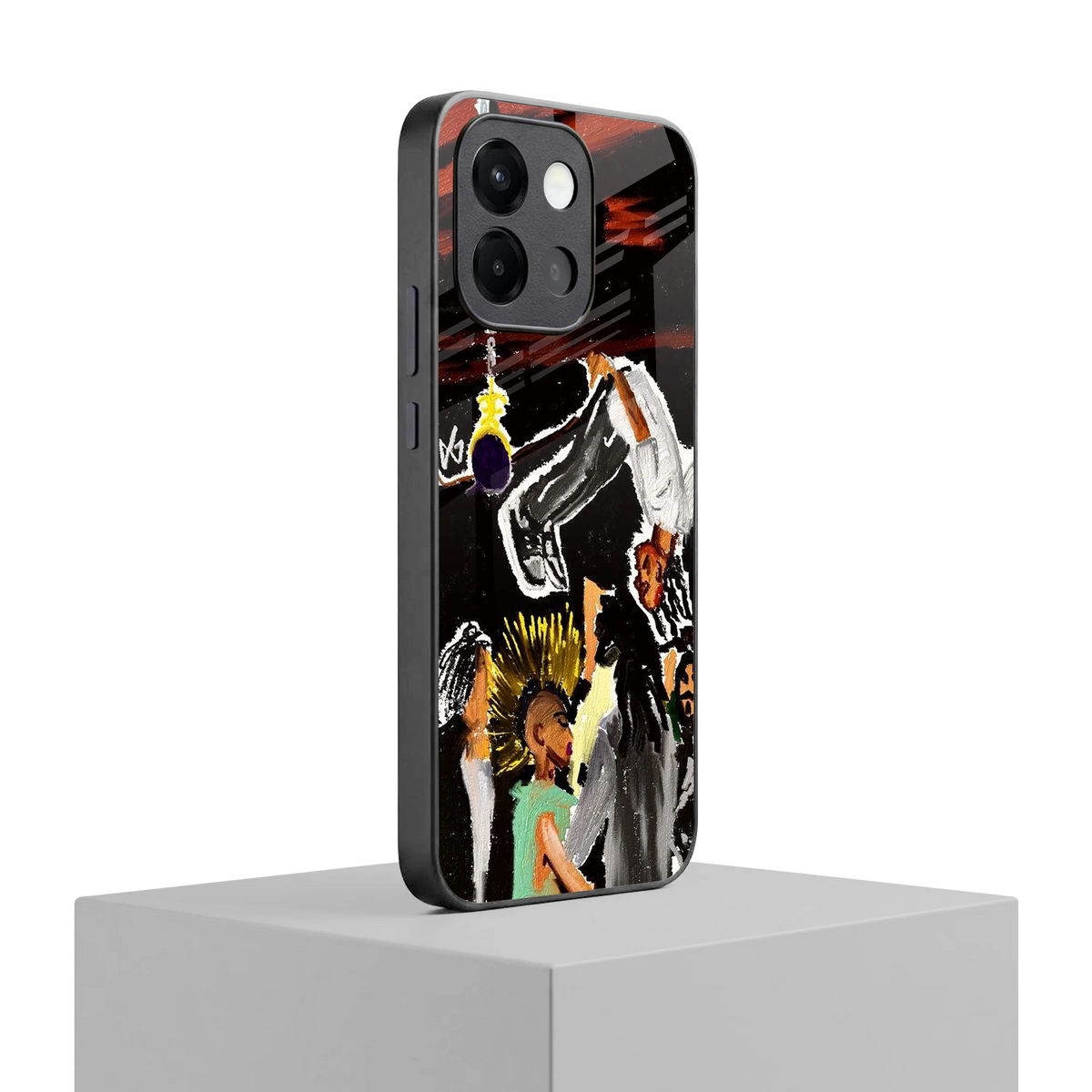 Gravity Break oneplus 13s mobile cover | shockproof glass phone case