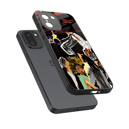 Gravity Break sleek oneplus 15r cover with tempered glass back and TPU edges