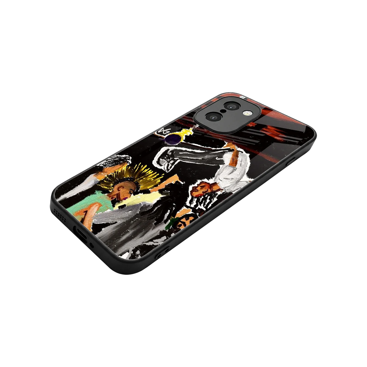 Gravity Break stylish phone case for oneplus 15r | glossy glass and slim fit