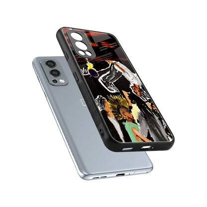 Gravity Break sleek oneplus nord 2 cover with tempered glass back and TPU edges