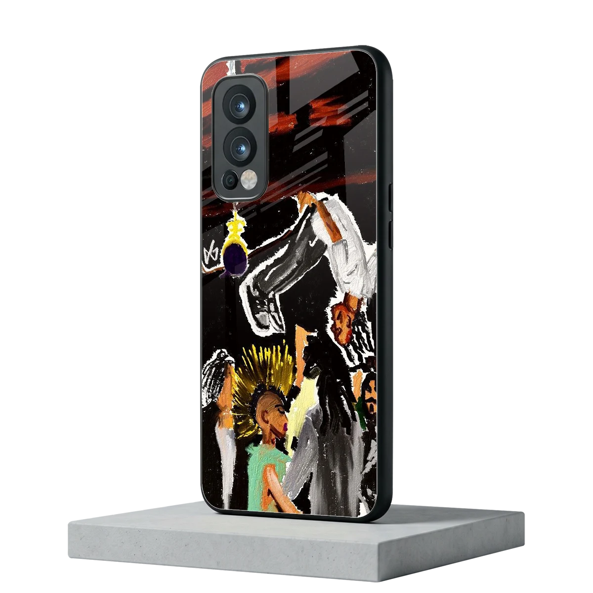 Gravity Break oneplus nord 2 mobile cover | shockproof glass phone case