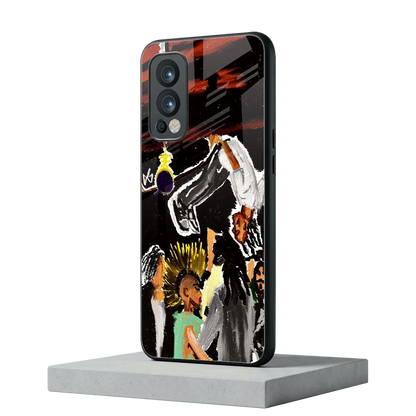 Gravity Break oneplus nord 2 mobile cover | shockproof glass phone case