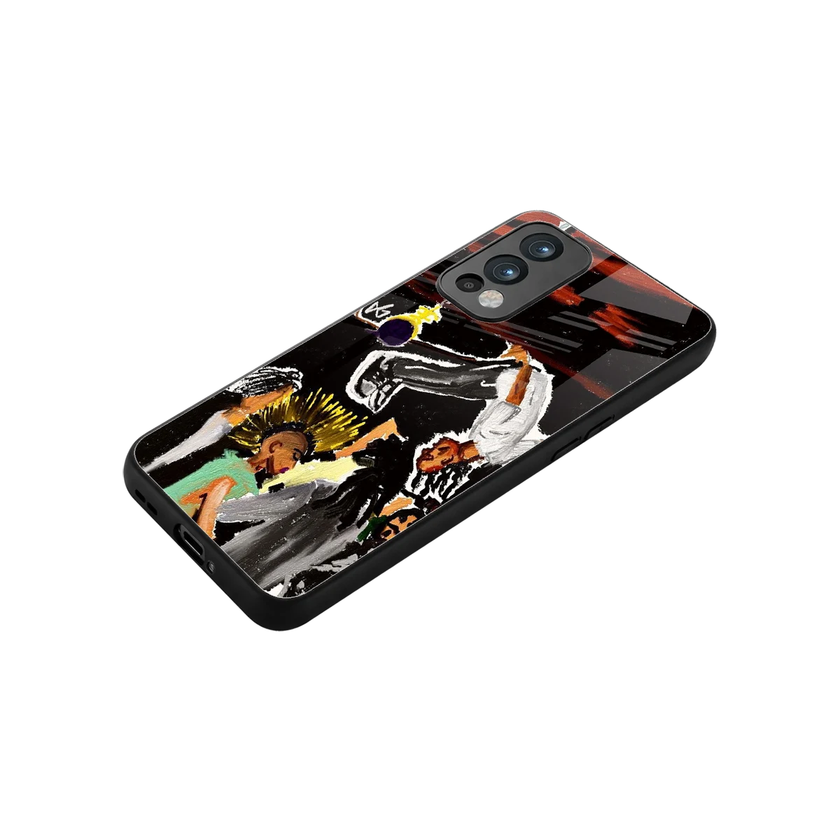 Gravity Break stylish phone case for oneplus nord 2 | glossy glass and slim fit