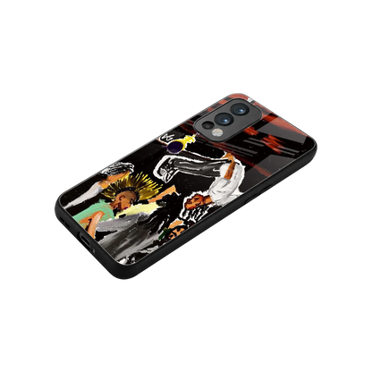 Gravity Break stylish phone case for oneplus nord 2 | glossy glass and slim fit