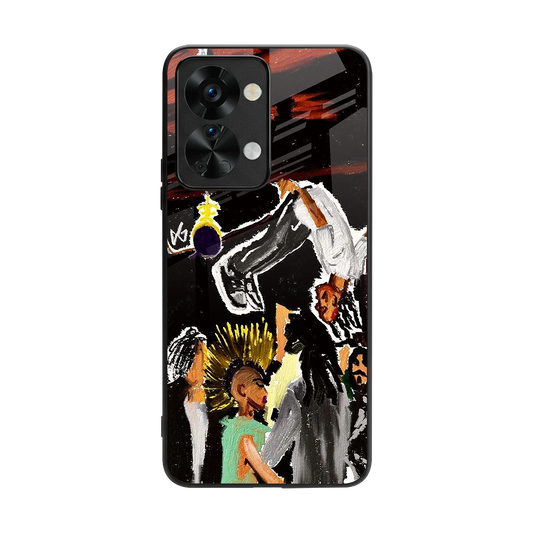 Gravity Break back phone cover | glass case for oneplus nord 2t