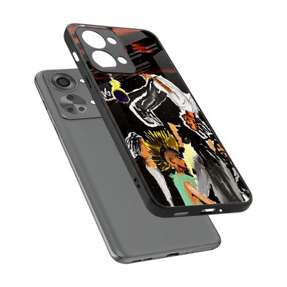 Gravity Break sleek oneplus nord 2t cover with tempered glass back and TPU edges