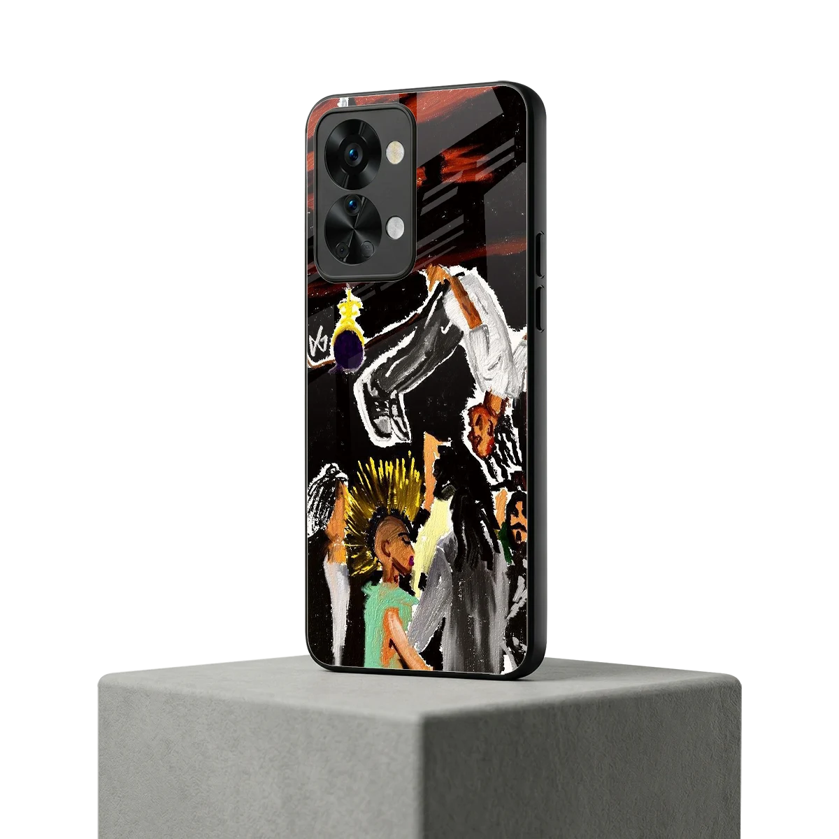 Gravity Break oneplus nord 2t mobile cover | shockproof glass phone case