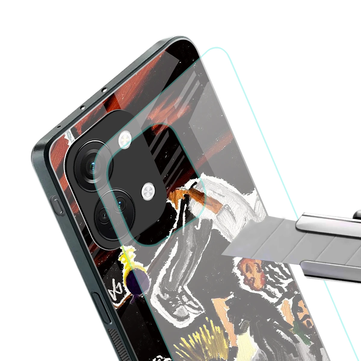 Gravity Break stylish phone case for oneplus nord 3 | glossy glass and slim fit