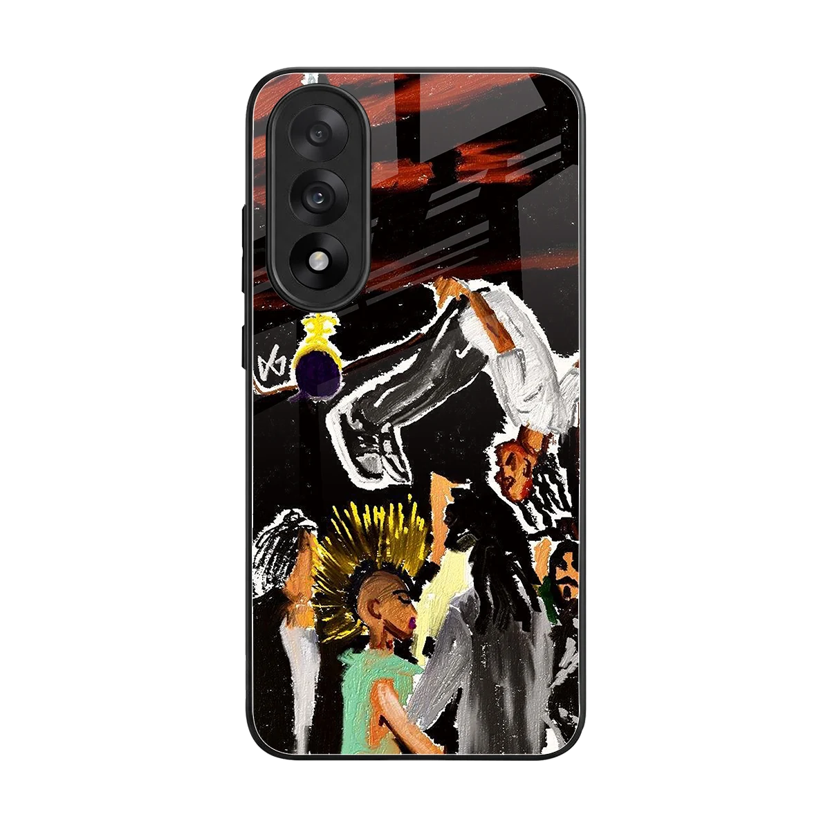 Gravity Break back phone cover | glass case for oneplus nord 5