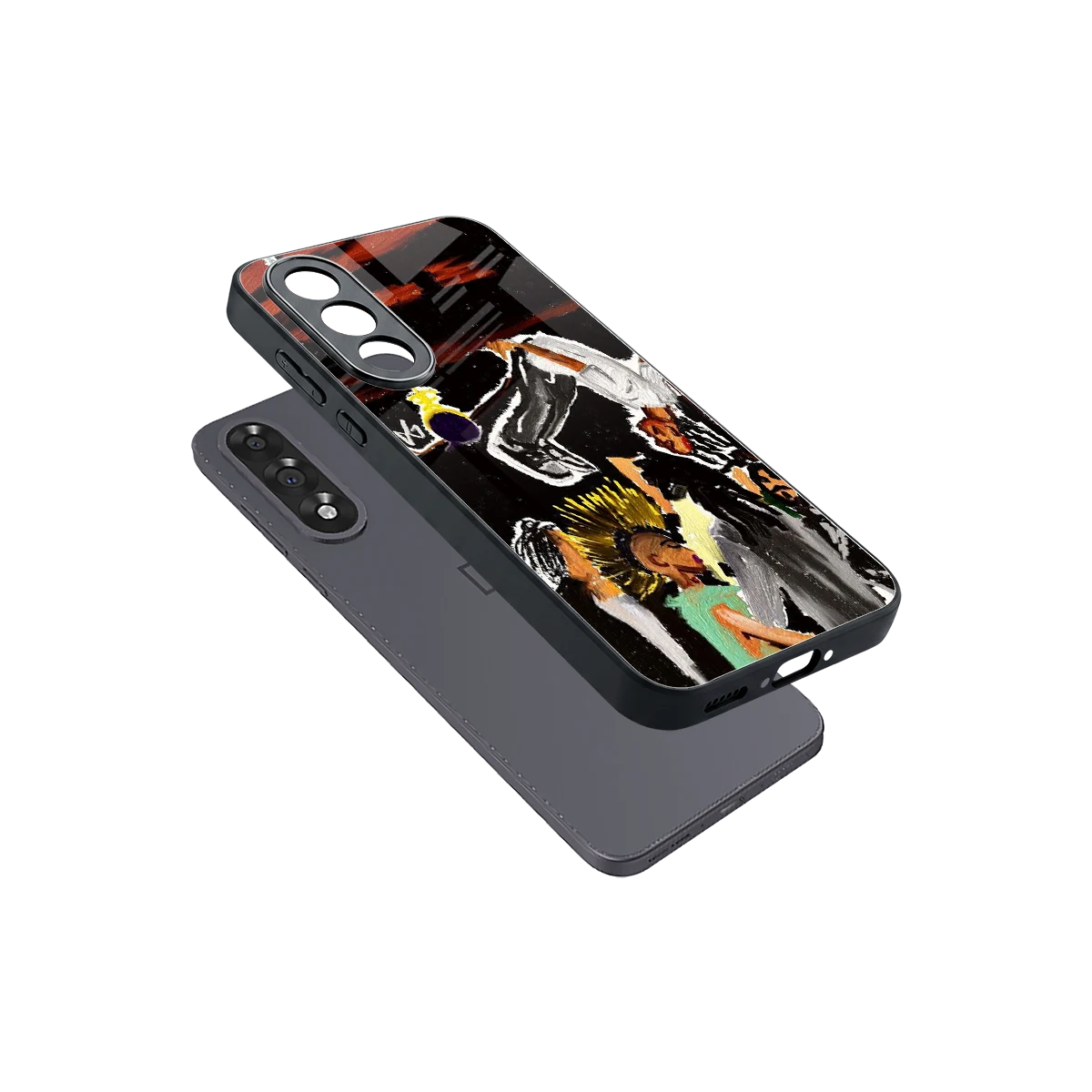 Gravity Break sleek oneplus nord 5 cover with tempered glass back and TPU edges