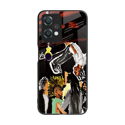 Gravity Break back phone cover | glass case for oneplus nord ce 2 lite