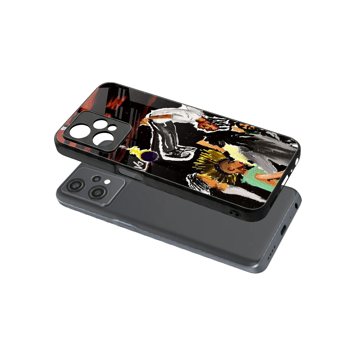 Gravity Break sleek oneplus nord ce 2 lite cover with tempered glass back and TPU edges
