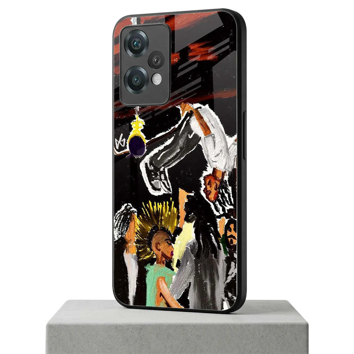 Gravity Break oneplus nord ce 2 lite mobile cover | shockproof glass phone case
