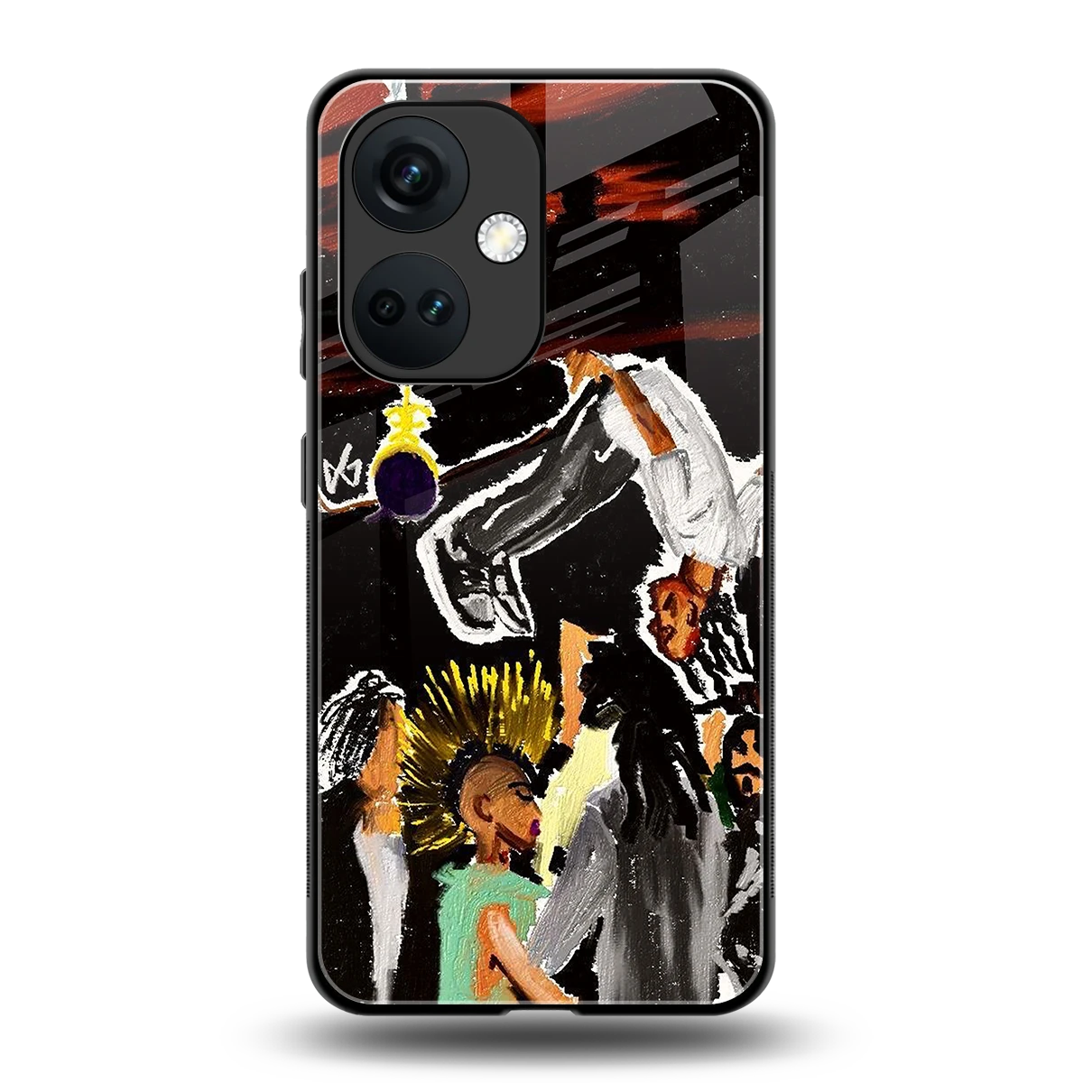 Gravity Break back phone cover | glass case for oneplus nord ce 3