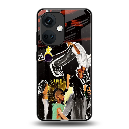 Gravity Break back phone cover | glass case for oneplus nord ce 3