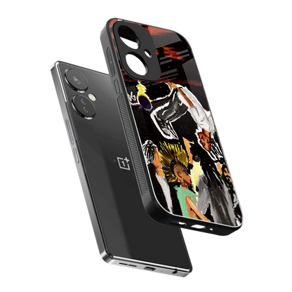 Gravity Break sleek oneplus nord ce 3 cover with tempered glass back and TPU edges