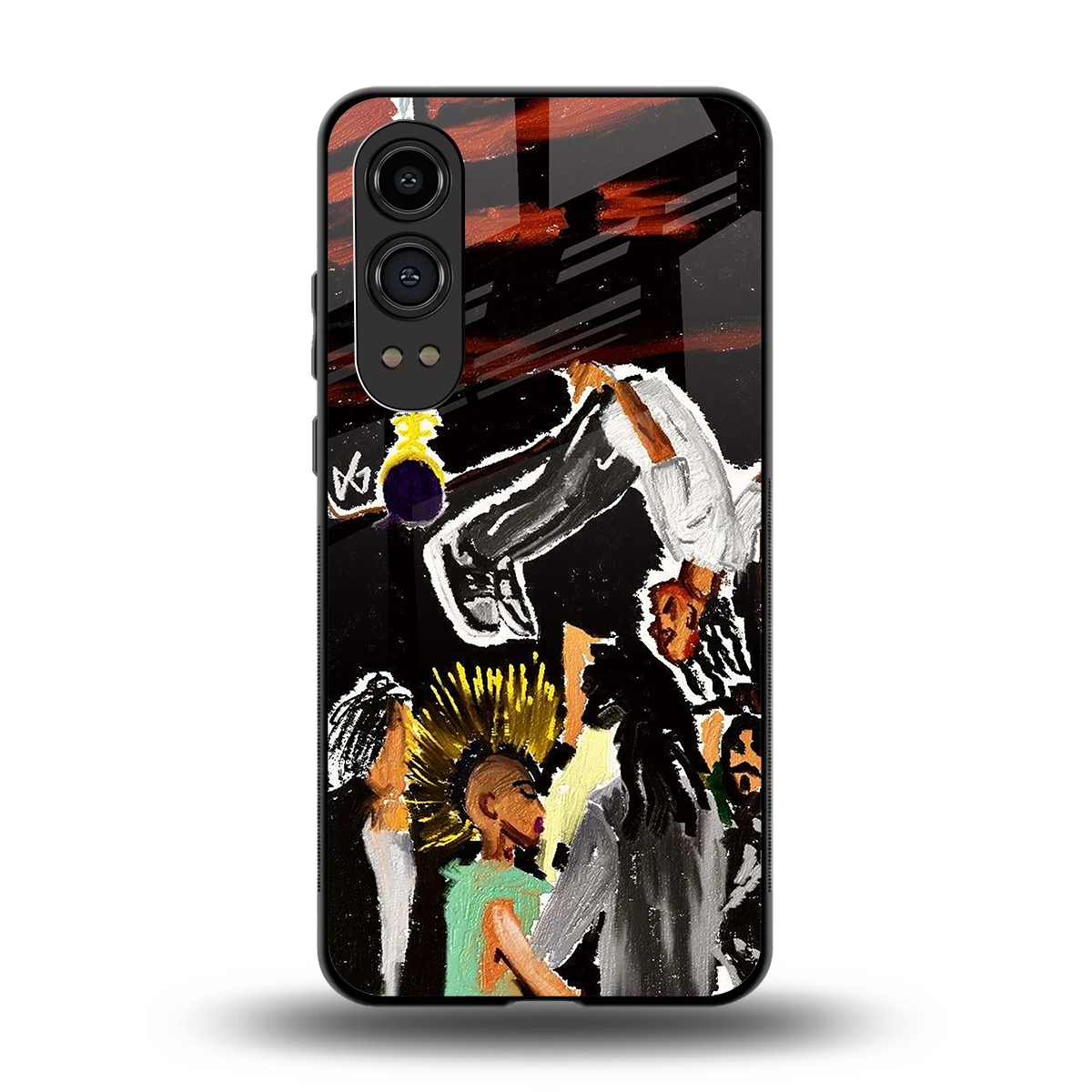 Gravity Break back phone cover | glass case for oneplus nord ce 4 lite