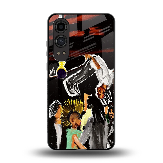 Gravity Break back phone cover | glass case for oneplus nord ce 4 lite