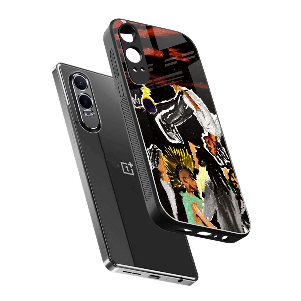 Gravity Break sleek oneplus nord ce 4 lite cover with tempered glass back and TPU edges