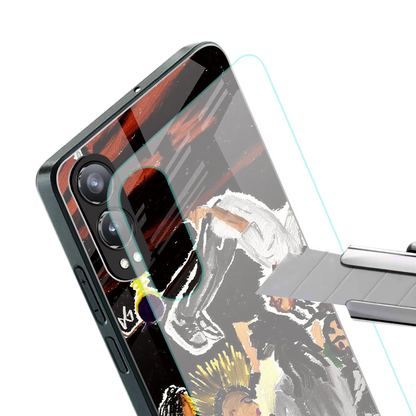 Gravity Break stylish phone case for oneplus nord ce 4 lite | glossy glass and slim fit