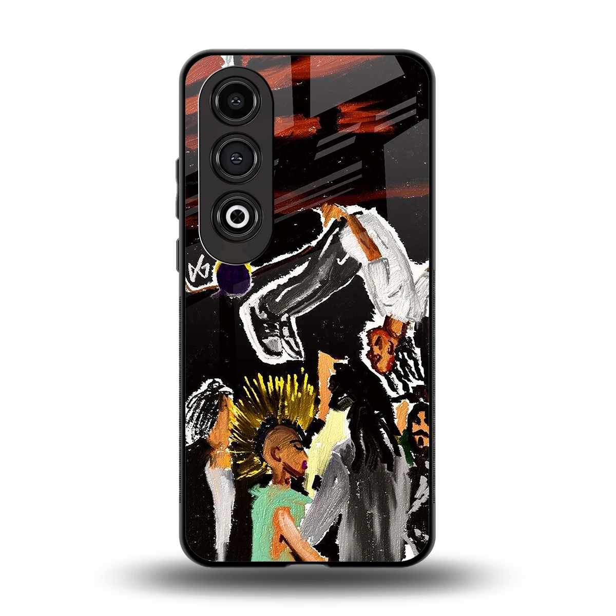 Gravity Break back phone cover | glass case for oneplus nord ce 4