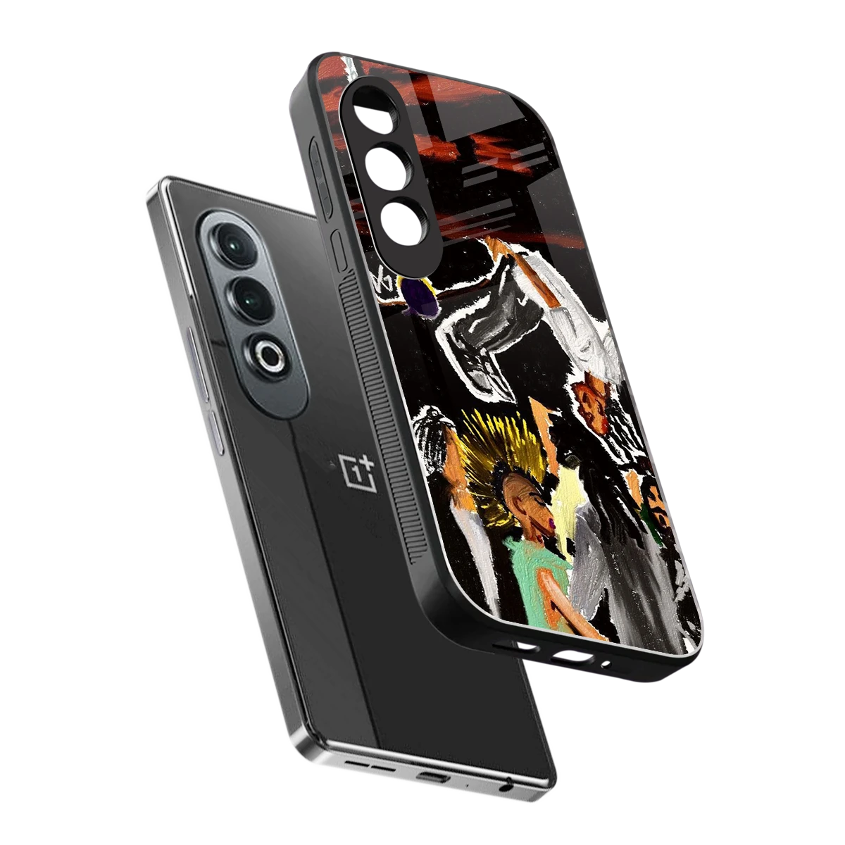 Gravity Break sleek oneplus nord ce 4 cover with tempered glass back and TPU edges