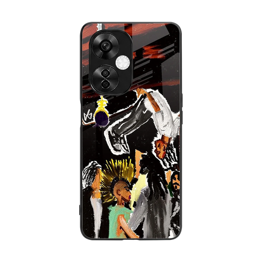 Gravity Break back phone cover | glass case for oneplus nord ce 3 lite