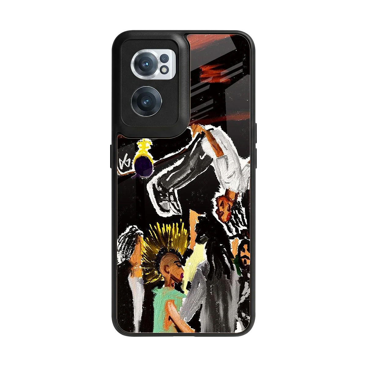 Gravity Break back phone cover | glass case for oneplus nord ce 2