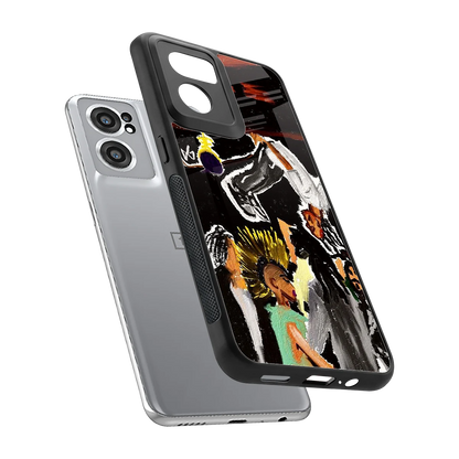 Gravity Break sleek oneplus nord ce 2 cover with tempered glass back and TPU edges