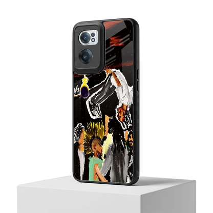 Gravity Break oneplus nord ce 2 mobile cover | shockproof glass phone case