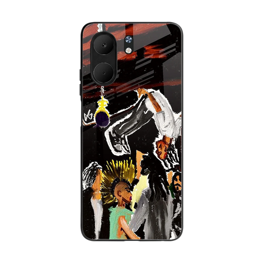 Gravity Break back phone cover | glass case for oppo a5x 5g