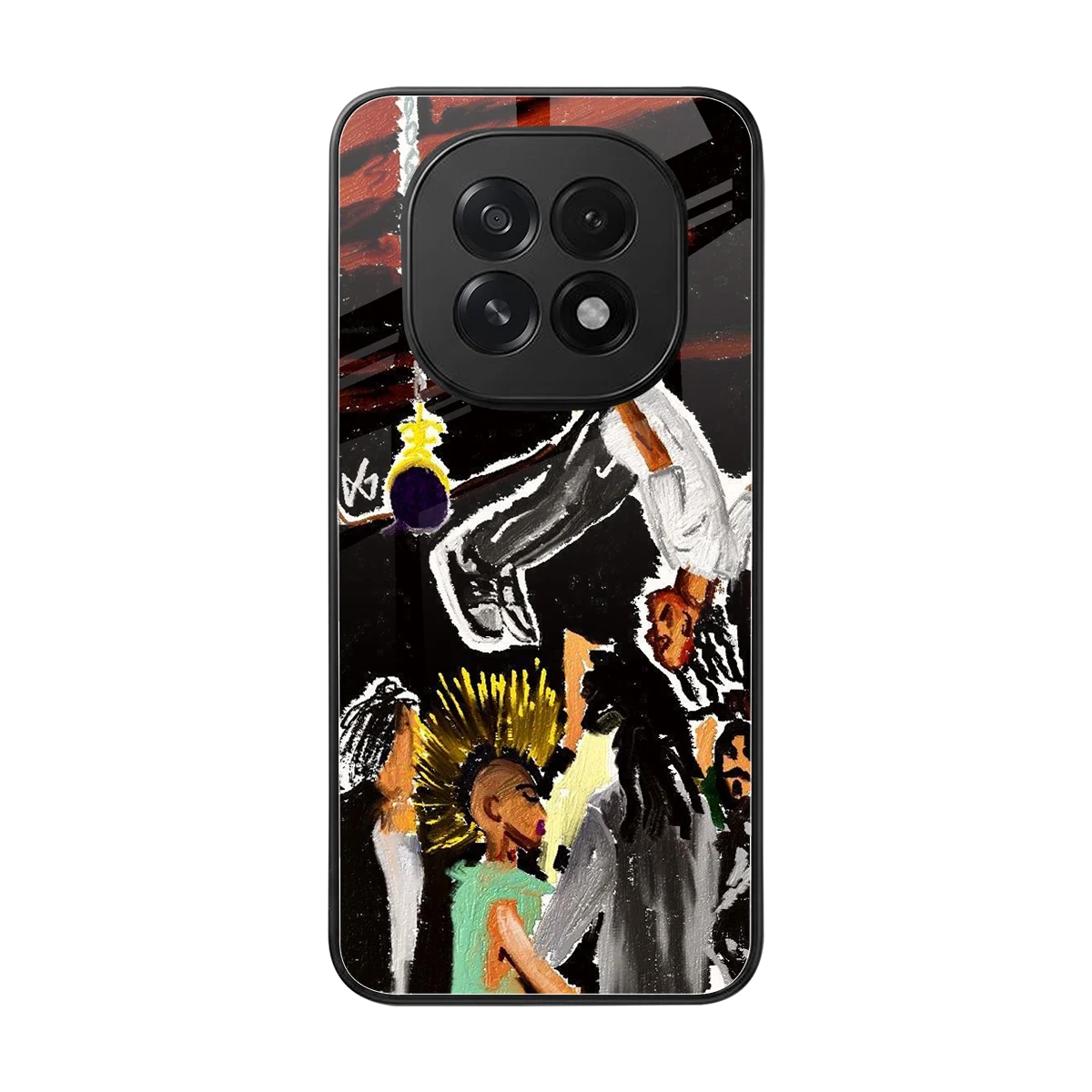 Gravity Break back phone cover | glass case for oppo f29 5g