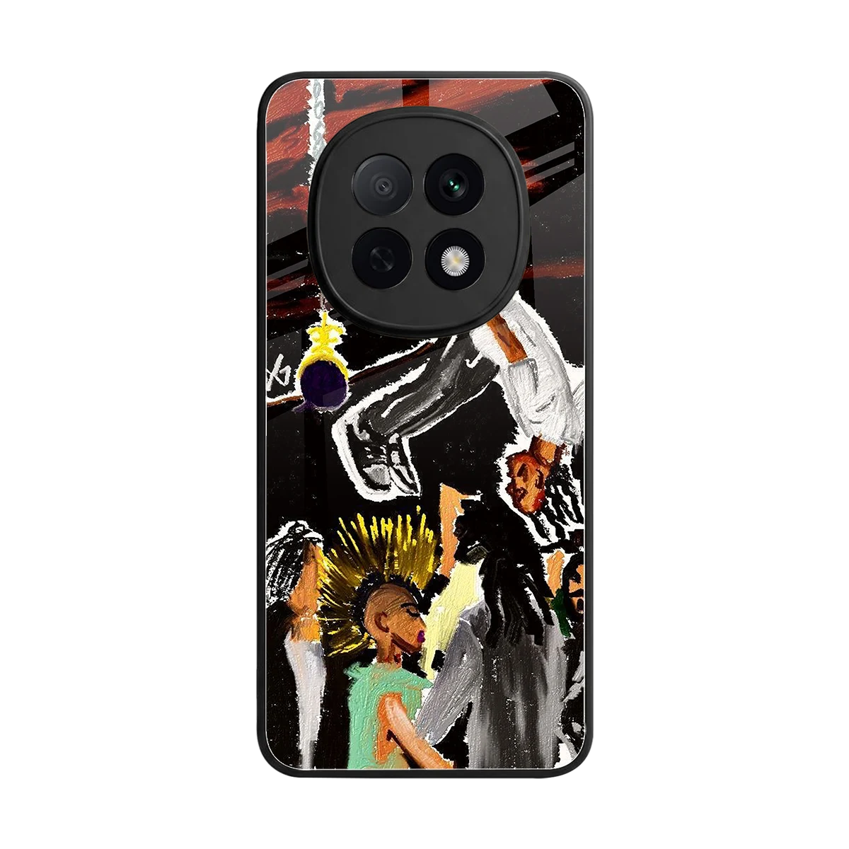 Gravity Break back phone cover | glass case for oppo f29 pro 5g