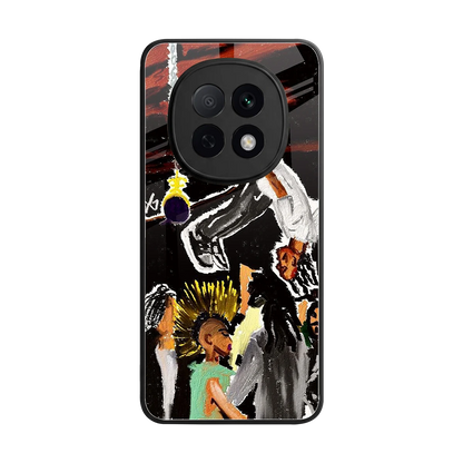 Gravity Break back phone cover | glass case for oppo f29 pro 5g