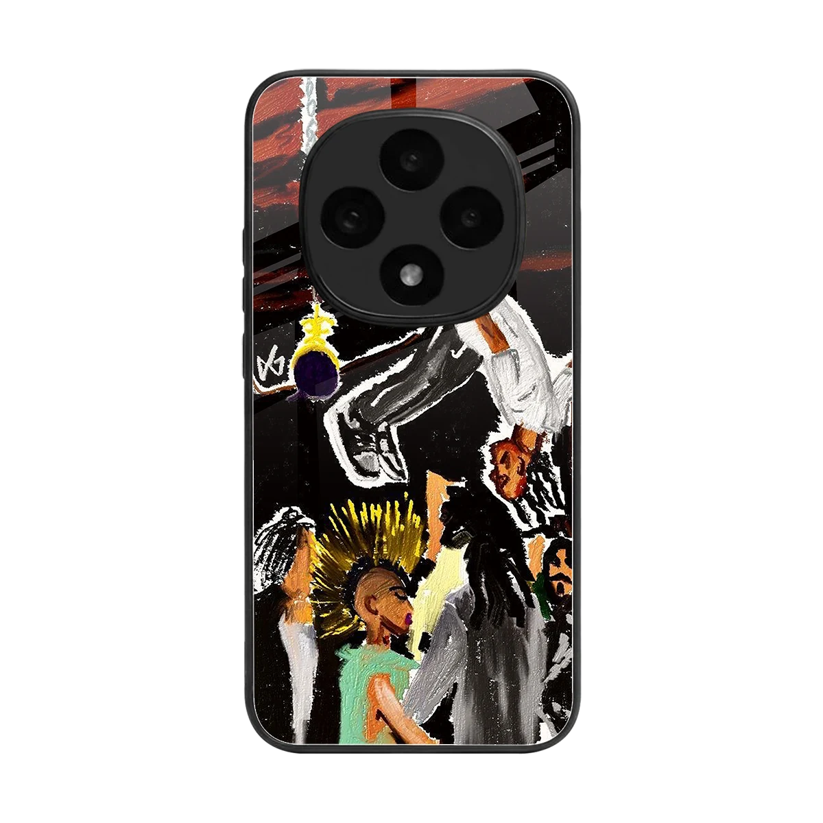 Gravity Break back phone cover | glass case for oppo f31 pro 5g