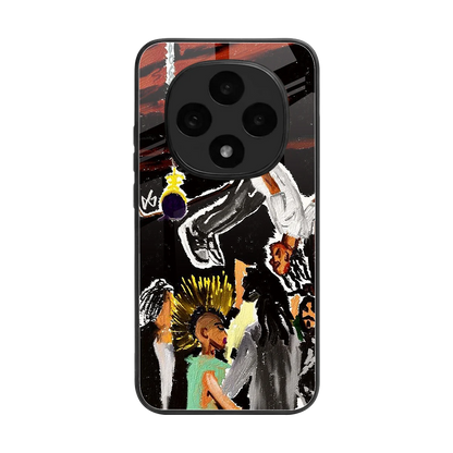Gravity Break back phone cover | glass case for oppo f31 pro 5g
