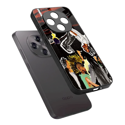 Gravity Break sleek oppo f31 pro 5g cover with tempered glass back and TPU edges