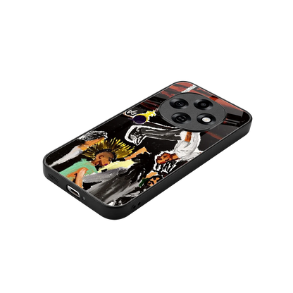 Gravity Break stylish phone case for oppo f31 pro 5g | glossy glass and slim fit