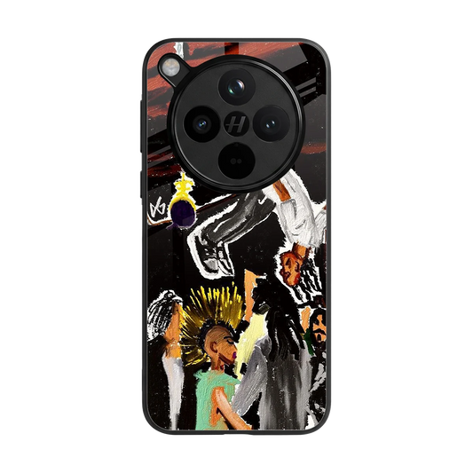 Gravity Break back phone cover | glass case for oppo find x8